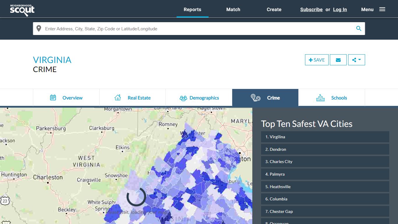 Virginia Crime Rates and Statistics - NeighborhoodScout